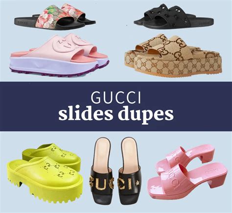 best fake gucci slines|Gucci dupe sandals.